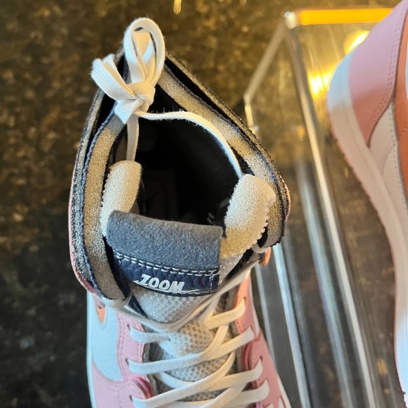 AIR JORDAN WOMEN'S JORDAN 1 HIGH ZOOM 'Pink Glaze' BRAND NEW!!! - Picture 5 of 11